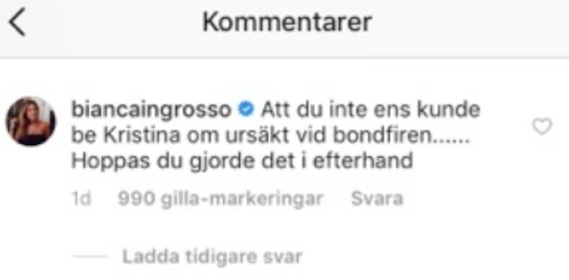 Bianca Ingrosso. Bianca Ingrosso.